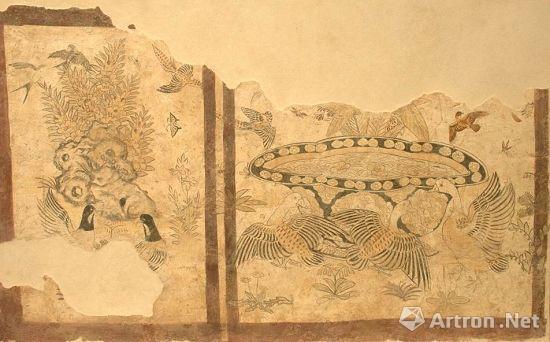 春去花还在 人来鸟不惊：唐花鸟图壁画