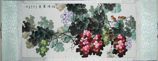 葡萄 / 国画
