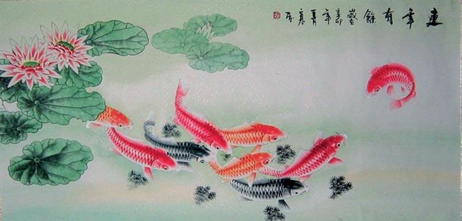 鱼 / 国画