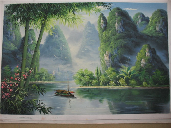 桂林山水 / 油画
