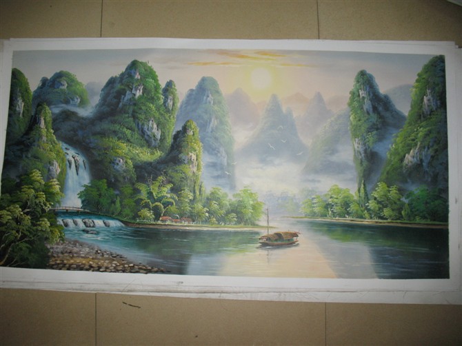 桂林山水 / 油画