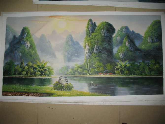 桂林山水 / 油画