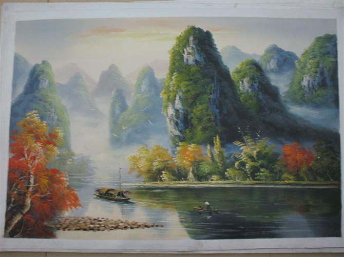 桂林山水 / 油画