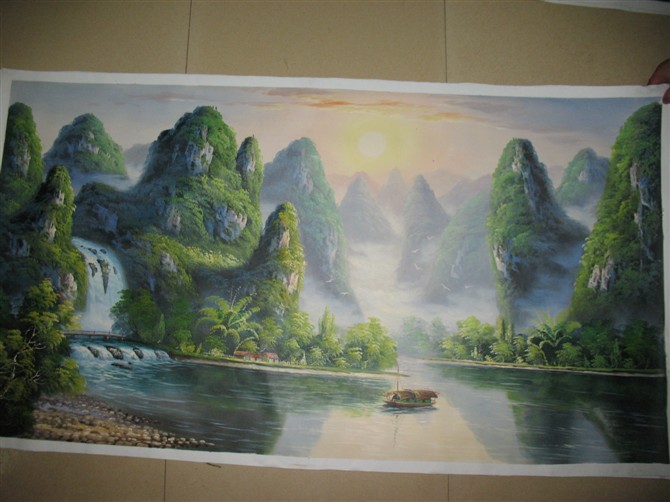 桂林山水 / 油画