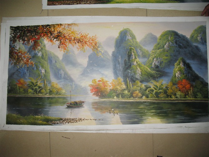 桂林山水 / 油画