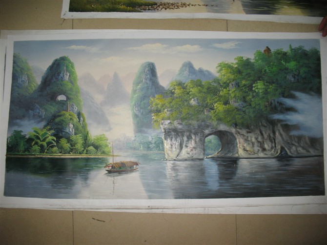 桂林山水 / 油画